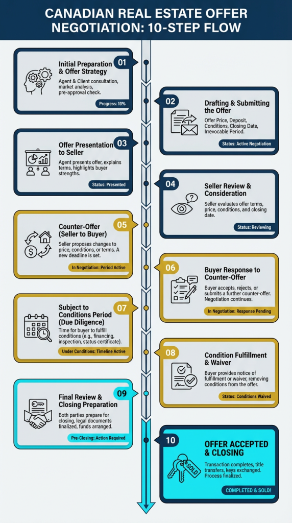 How to Negotiate a Home Purchase Offer in Canada: A Step-by-Step Guide for First-Time Sellers